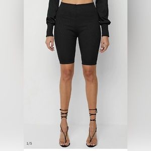 Maniere De Voir Ribbed Cycling Shorts